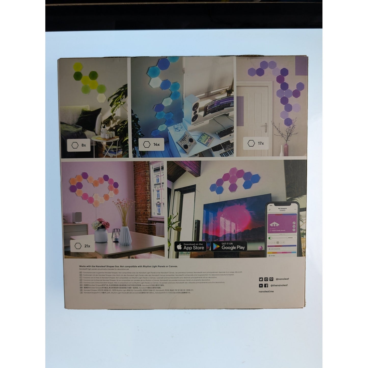 New & Sealed! Nanoleaf Shapes Hexagons Expansion Pack 3 Pack NL42-0001HX-3PK