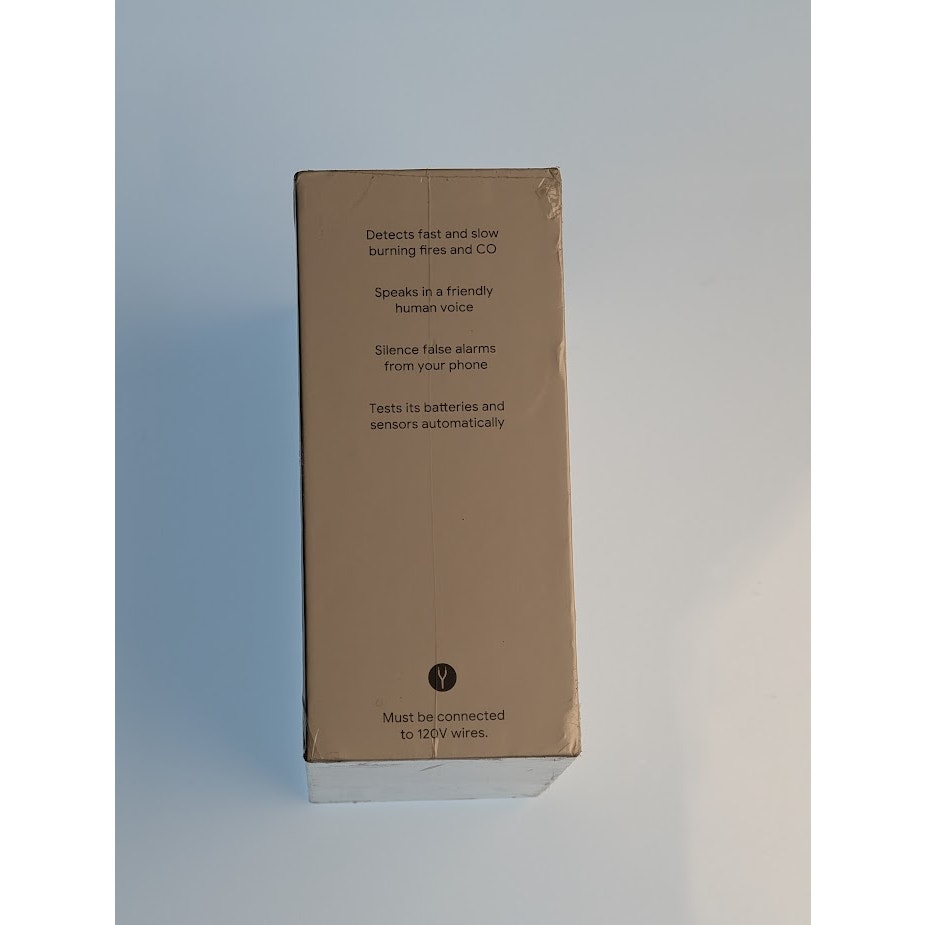 Google S3003LWES Nest Protect Wired Smoke & CO2 Alarm Detector 120V