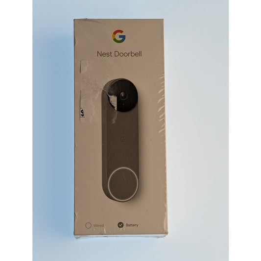 Google Nest Doorbell (Battery) - Smart Wi-Fi Video Doorbell Camera -Ivy (SEALED)