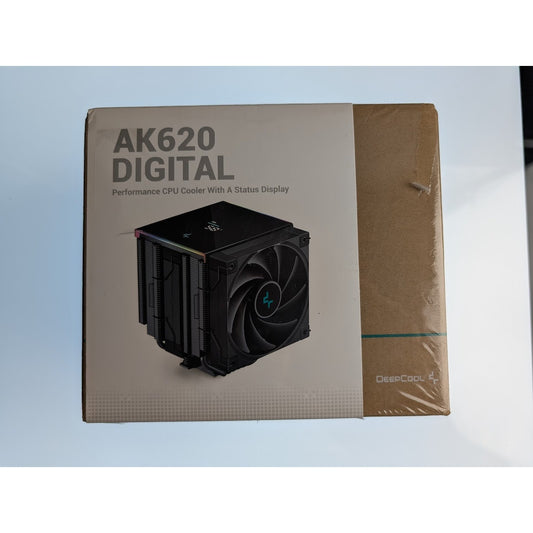 Deepcool AK620 Digital WH Performance CPU Cooler With A Status Display