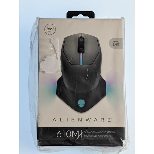 Alienware 610M Black Programmable Buttons Wired/Wireless Gaming Mouse